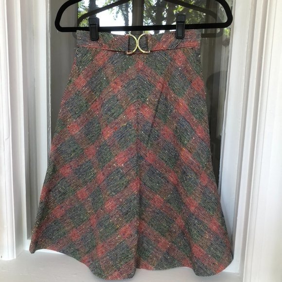 Vintage Plaid Skirt - Picture 11 of 13